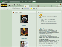 Tablet Screenshot of legendarydestination.deviantart.com