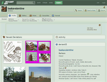 Tablet Screenshot of baskavalentine.deviantart.com