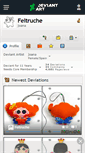 Mobile Screenshot of feltruche.deviantart.com