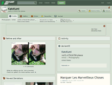 Tablet Screenshot of katokumi.deviantart.com