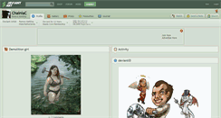 Desktop Screenshot of chainiac.deviantart.com