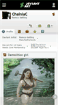 Mobile Screenshot of chainiac.deviantart.com