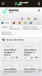 Mobile Screenshot of basillisk.deviantart.com