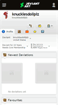 Mobile Screenshot of knucklesdollplz.deviantart.com