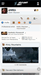 Mobile Screenshot of ewkn.deviantart.com