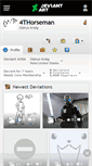 Mobile Screenshot of 4thorseman.deviantart.com