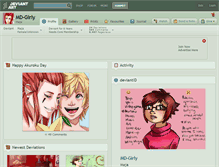 Tablet Screenshot of md-girly.deviantart.com