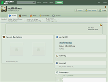 Tablet Screenshot of muffintiness.deviantart.com