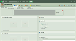 Desktop Screenshot of despotesaner.deviantart.com
