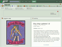 Tablet Screenshot of ladyvoid.deviantart.com