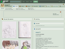 Tablet Screenshot of ewon11.deviantart.com