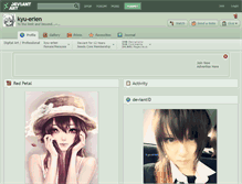 Tablet Screenshot of kyu-erien.deviantart.com
