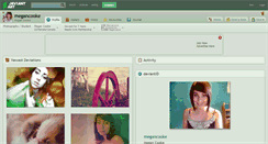 Desktop Screenshot of megancooke.deviantart.com