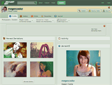 Tablet Screenshot of megancooke.deviantart.com