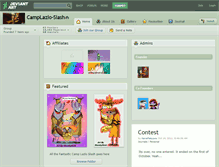 Tablet Screenshot of camplazlo-slash.deviantart.com