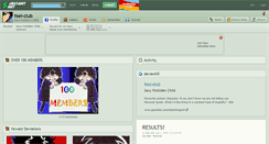 Desktop Screenshot of hiei-club.deviantart.com