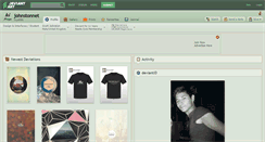 Desktop Screenshot of johnstonnet.deviantart.com