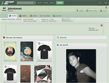 Tablet Screenshot of johnstonnet.deviantart.com