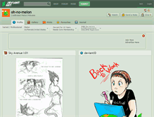 Tablet Screenshot of oh-no-melon.deviantart.com