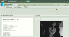 Desktop Screenshot of cobblestonesky.deviantart.com