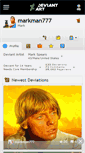 Mobile Screenshot of markman777.deviantart.com