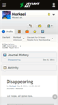 Mobile Screenshot of morkael.deviantart.com