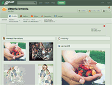Tablet Screenshot of citronka-lemonka.deviantart.com