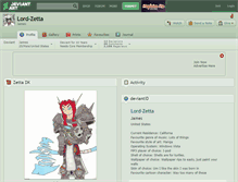 Tablet Screenshot of lord-zetta.deviantart.com