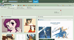 Desktop Screenshot of angelshauna.deviantart.com