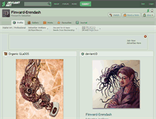Tablet Screenshot of finward-erendash.deviantart.com