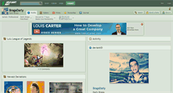 Desktop Screenshot of bragadarly.deviantart.com