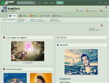 Tablet Screenshot of bragadarly.deviantart.com