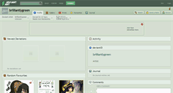 Desktop Screenshot of brilliantlygreen.deviantart.com