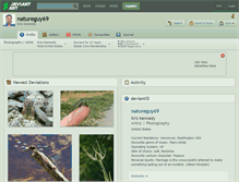 Tablet Screenshot of natureguy69.deviantart.com