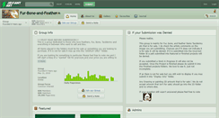 Desktop Screenshot of fur-bone-and-feather.deviantart.com
