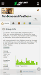 Mobile Screenshot of fur-bone-and-feather.deviantart.com