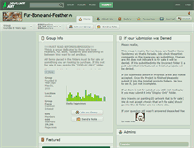 Tablet Screenshot of fur-bone-and-feather.deviantart.com