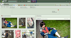 Desktop Screenshot of mikiyooo.deviantart.com