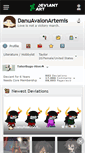 Mobile Screenshot of danuavalonartemis.deviantart.com