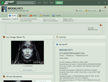 Tablet Screenshot of brooklyn73.deviantart.com