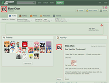 Tablet Screenshot of bloss-chan.deviantart.com