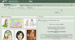 Desktop Screenshot of bunnystick.deviantart.com