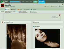 Tablet Screenshot of angelsdie.deviantart.com