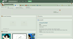 Desktop Screenshot of crimsonfirewolf.deviantart.com