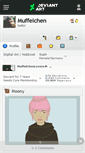 Mobile Screenshot of muffelchen.deviantart.com