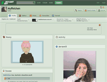 Tablet Screenshot of muffelchen.deviantart.com