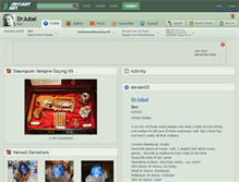 Tablet Screenshot of drjubal.deviantart.com