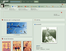 Tablet Screenshot of gataro.deviantart.com