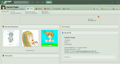 Desktop Screenshot of haruhi-chaan.deviantart.com