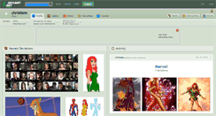 Desktop Screenshot of christiem.deviantart.com